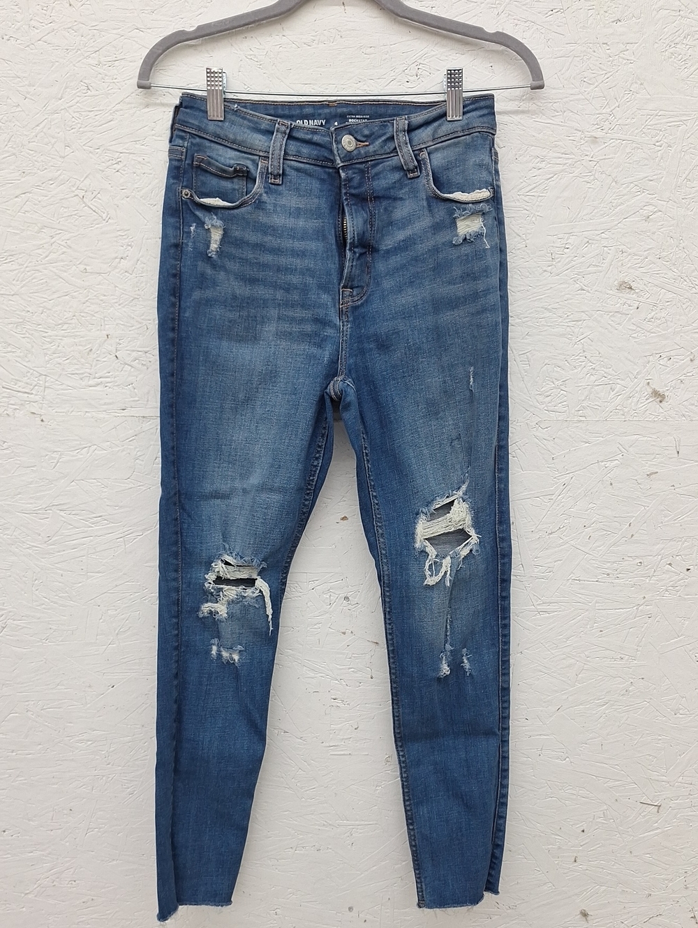 Distressed Blue Women’s Jeans